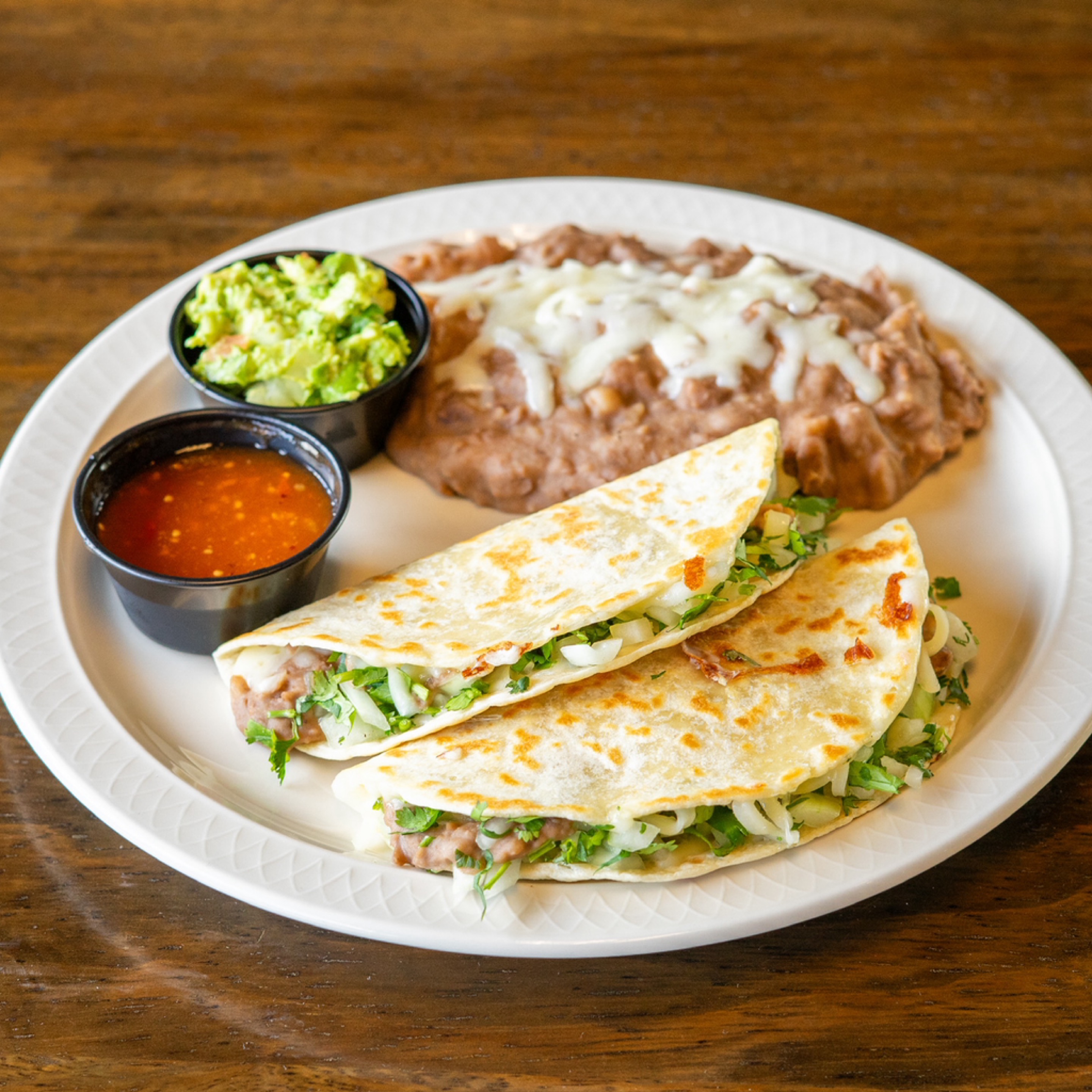 Veggie Quesadillas.