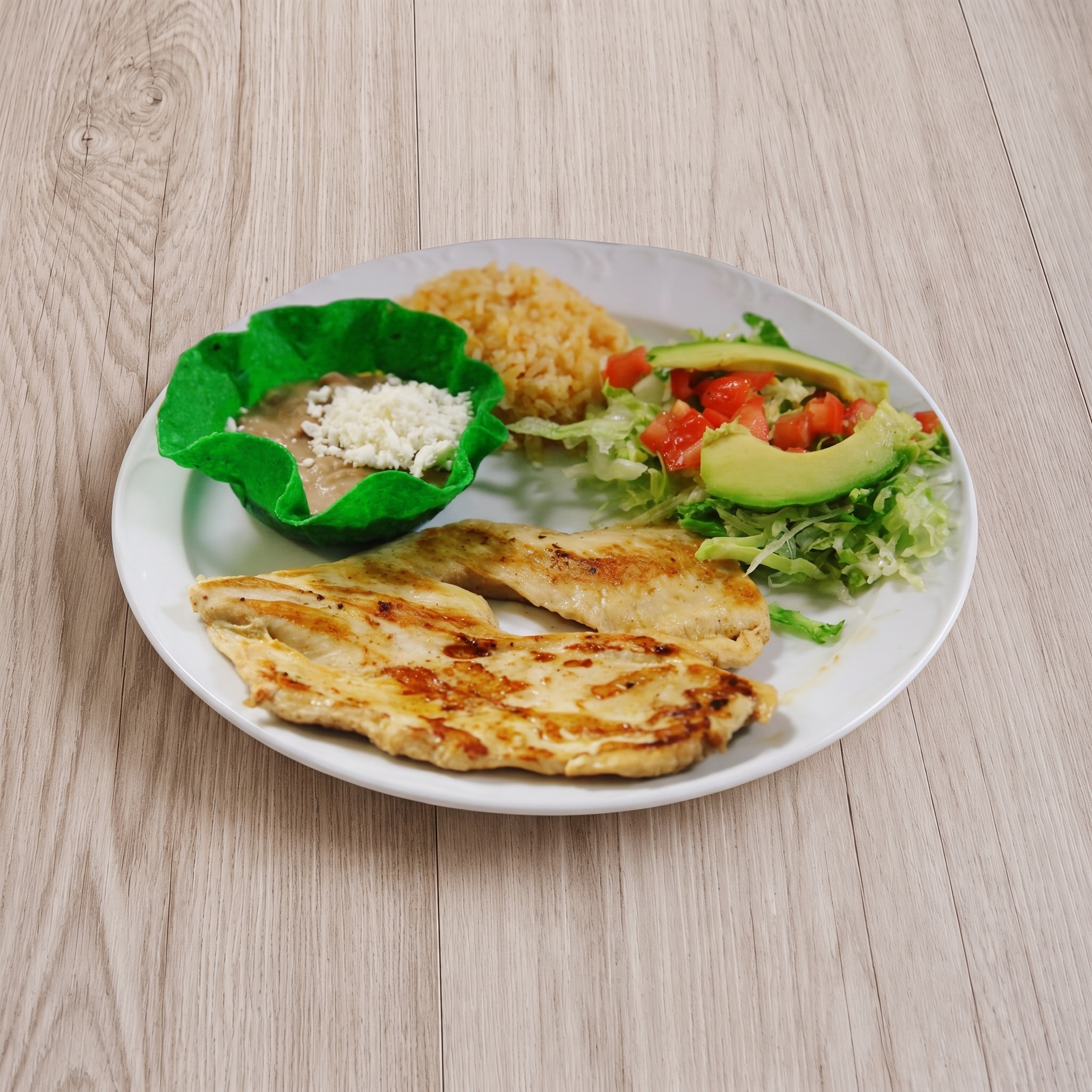 Pechuga Asada Plate.