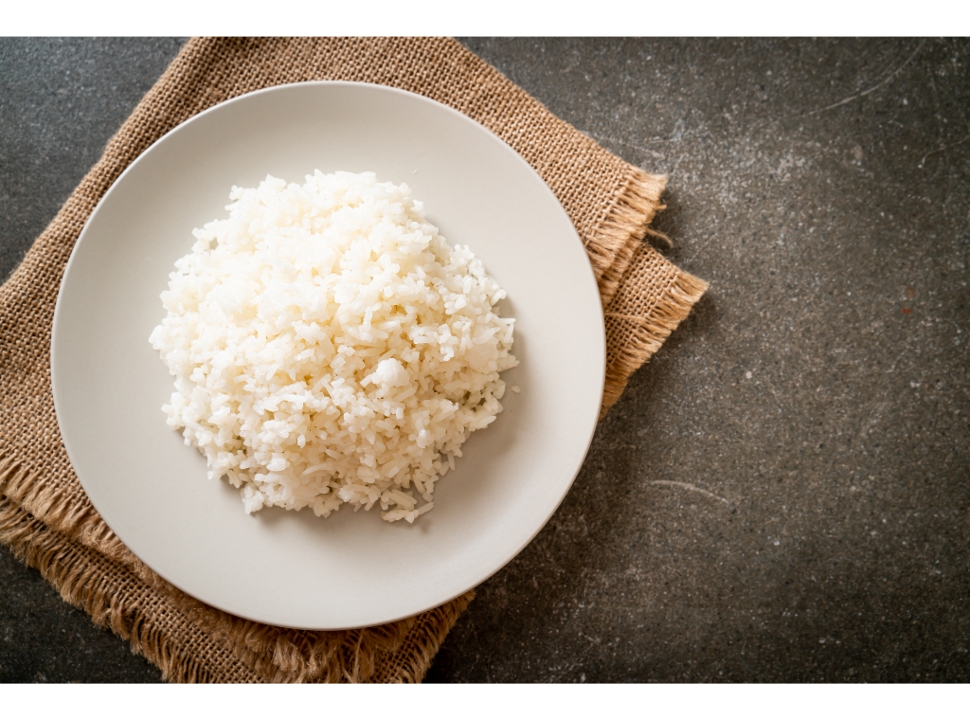 Steamed Rice.