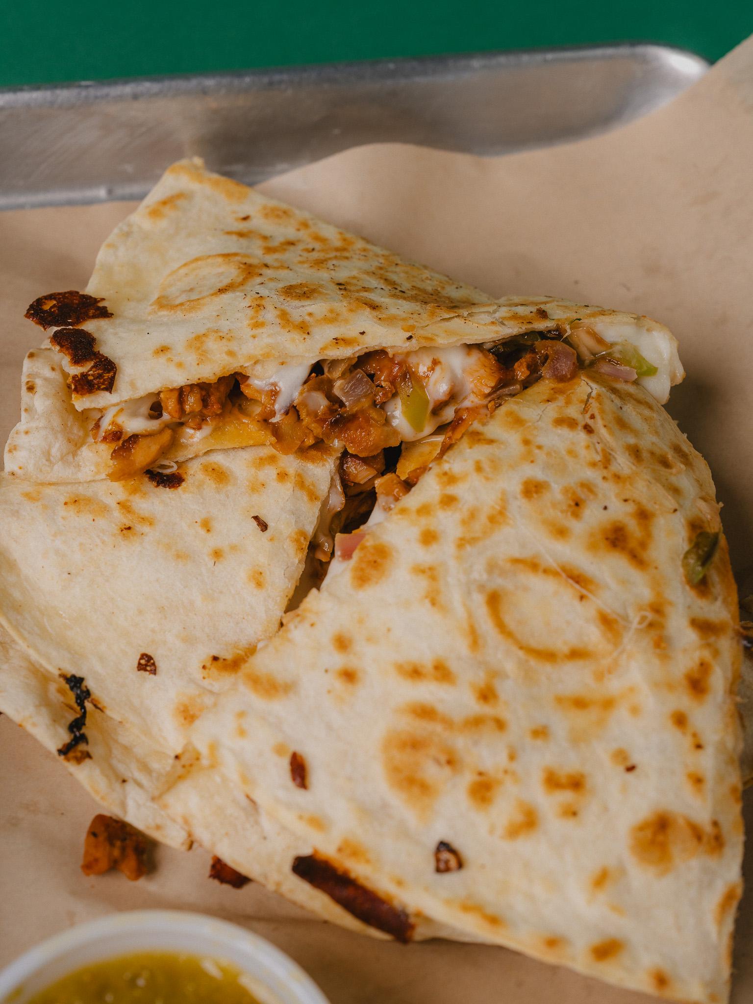 Chicken Quesadilla.