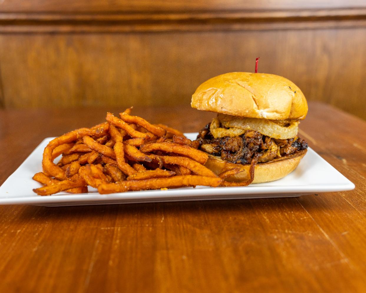 Pulled Pork Sandwich.