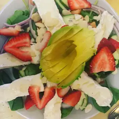 STRAWBERRY BRIE salad.