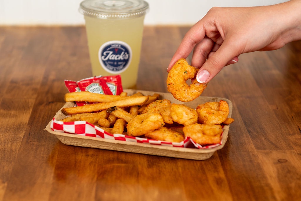 Crispy Shrimp & Fries.