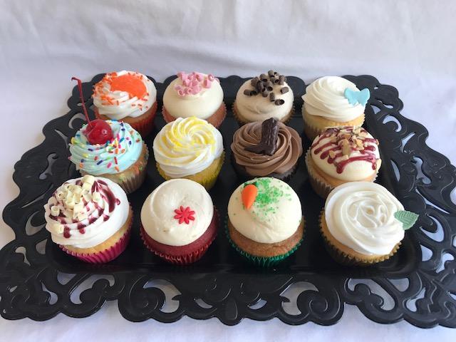 1 Dozen Assorted Cupcakes.