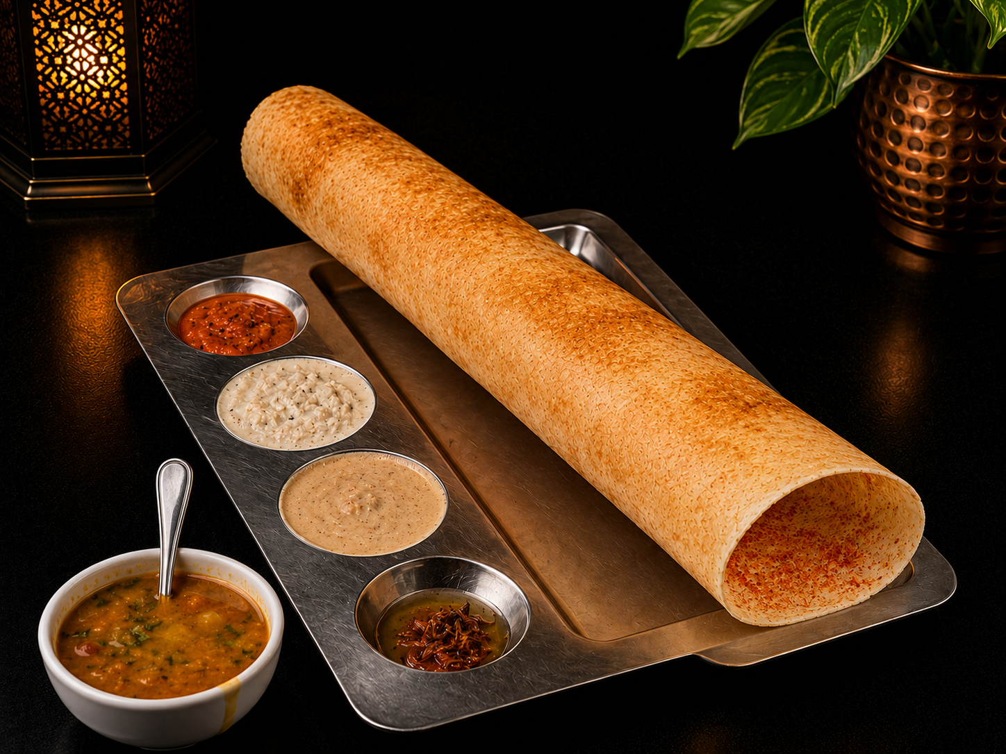 Ghee Karam Dosa.