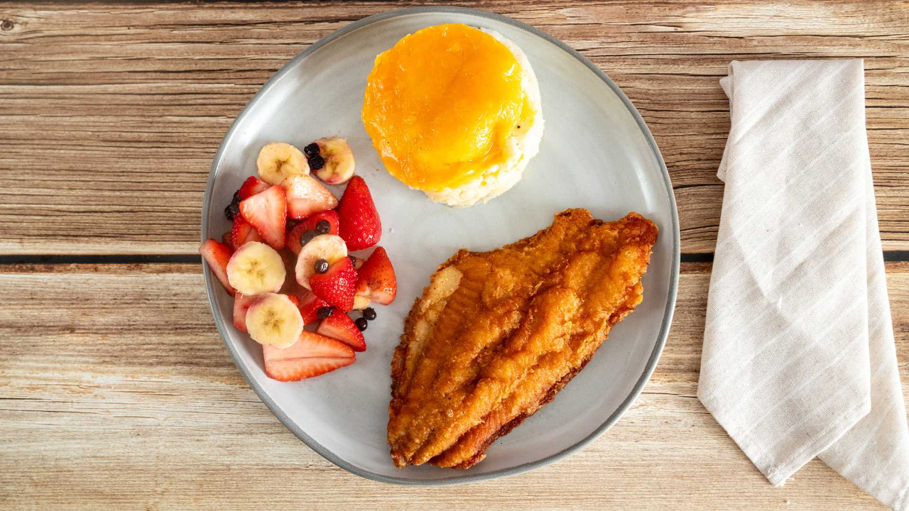Cornmeal Fried Catfish Filet.