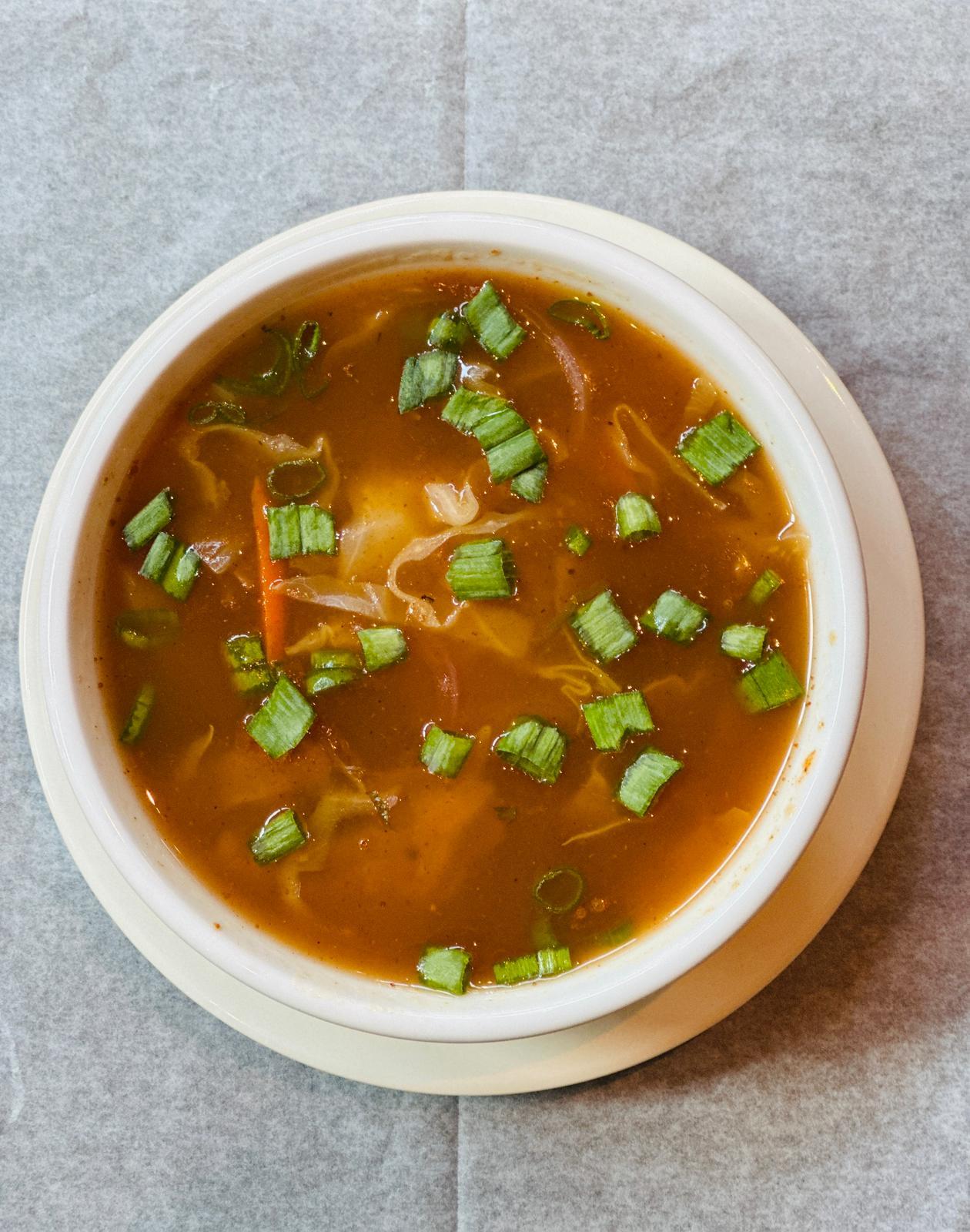 Hot & Sour Soup.