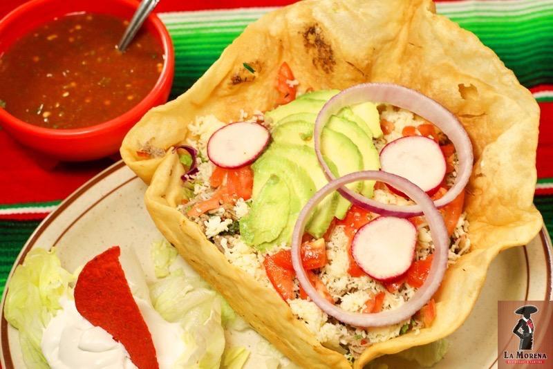 Chicken Fajita Taco Salad.