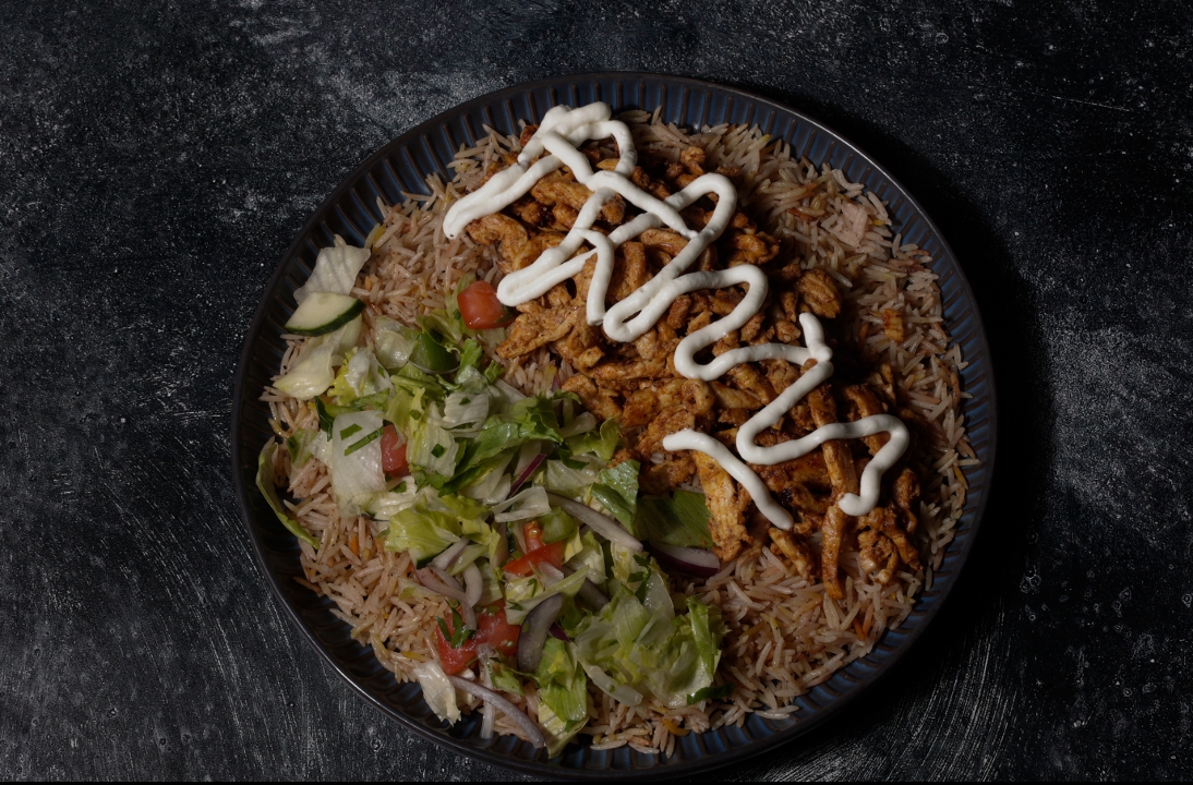 Chicken Shawarma Platter.