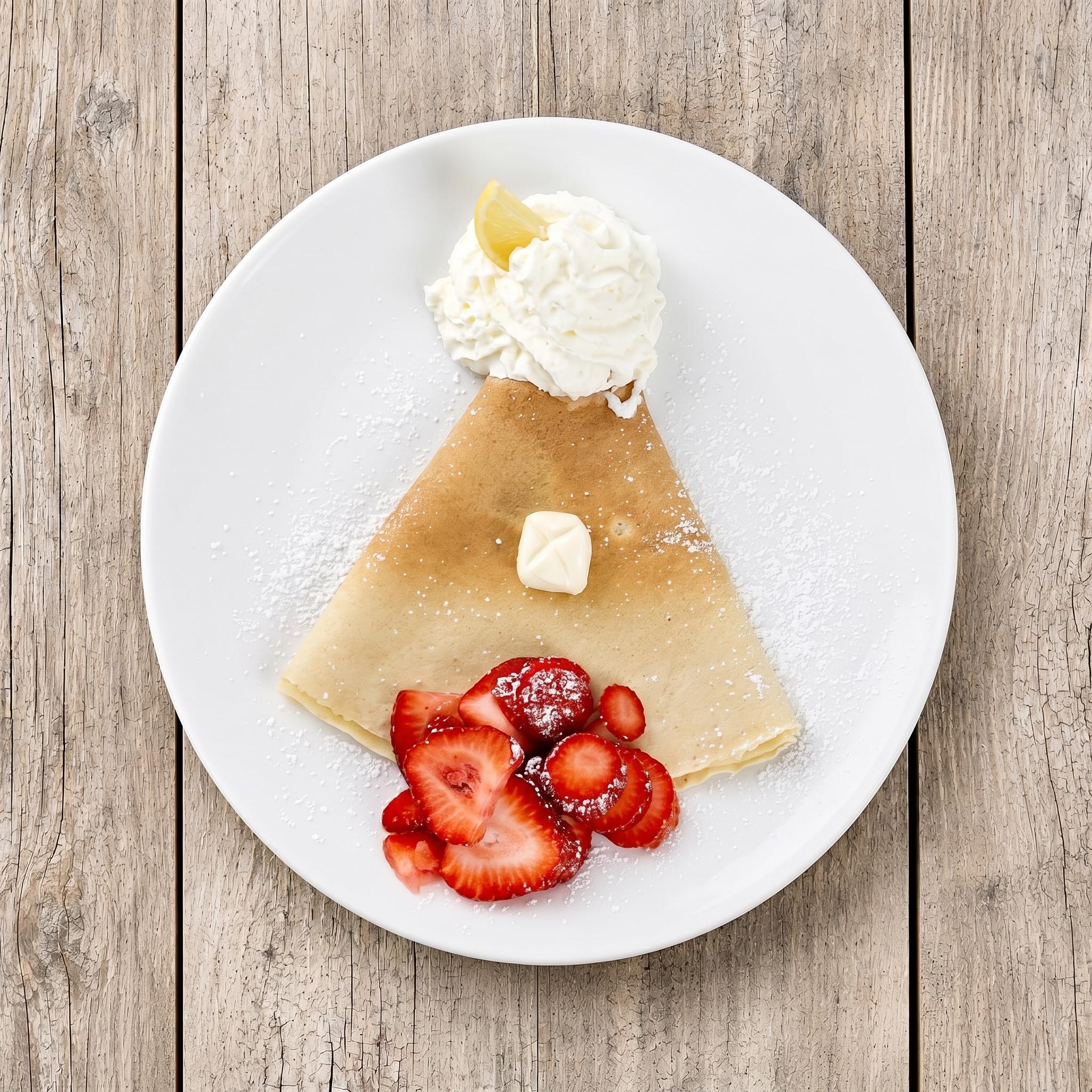Lemon Sugar Crepe.