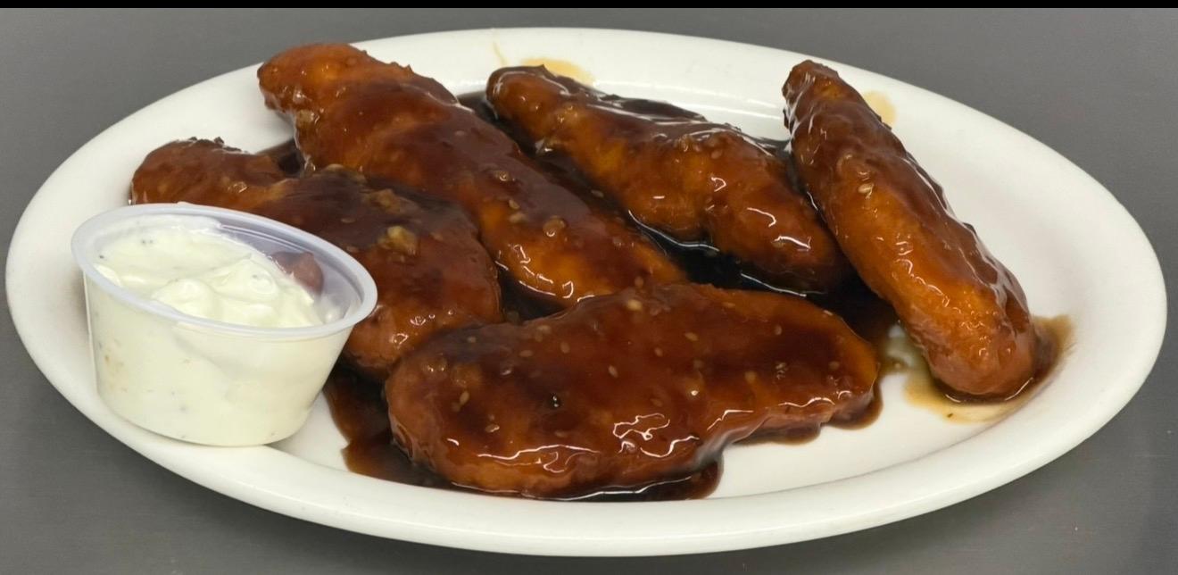 BBQ Chicken Fingers.