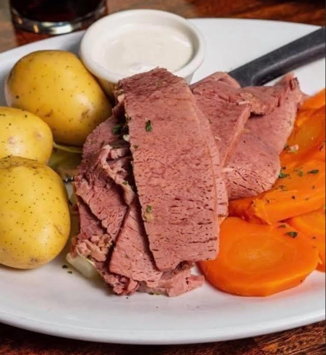 Corned Beef & Cabbage Dinner.