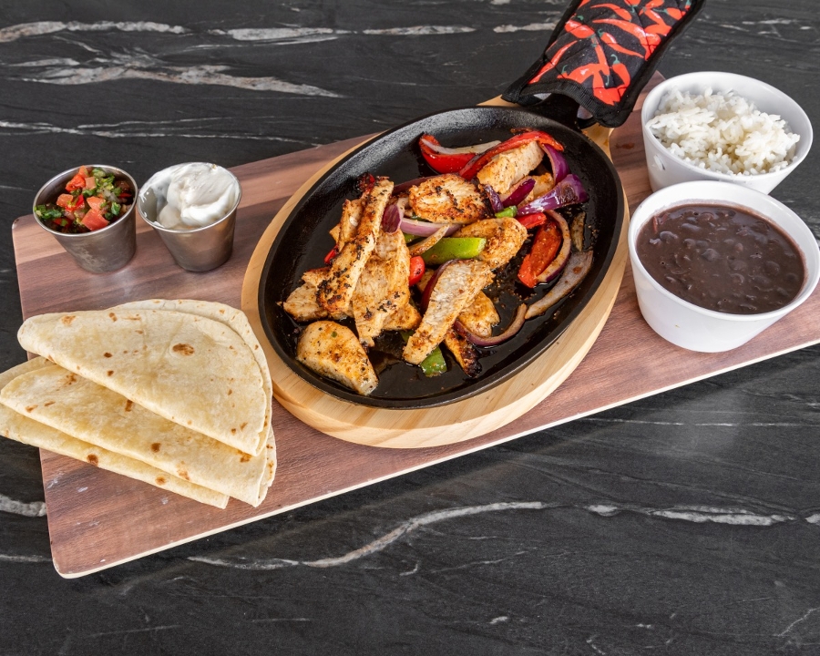 #91 Chicken Fajitas.