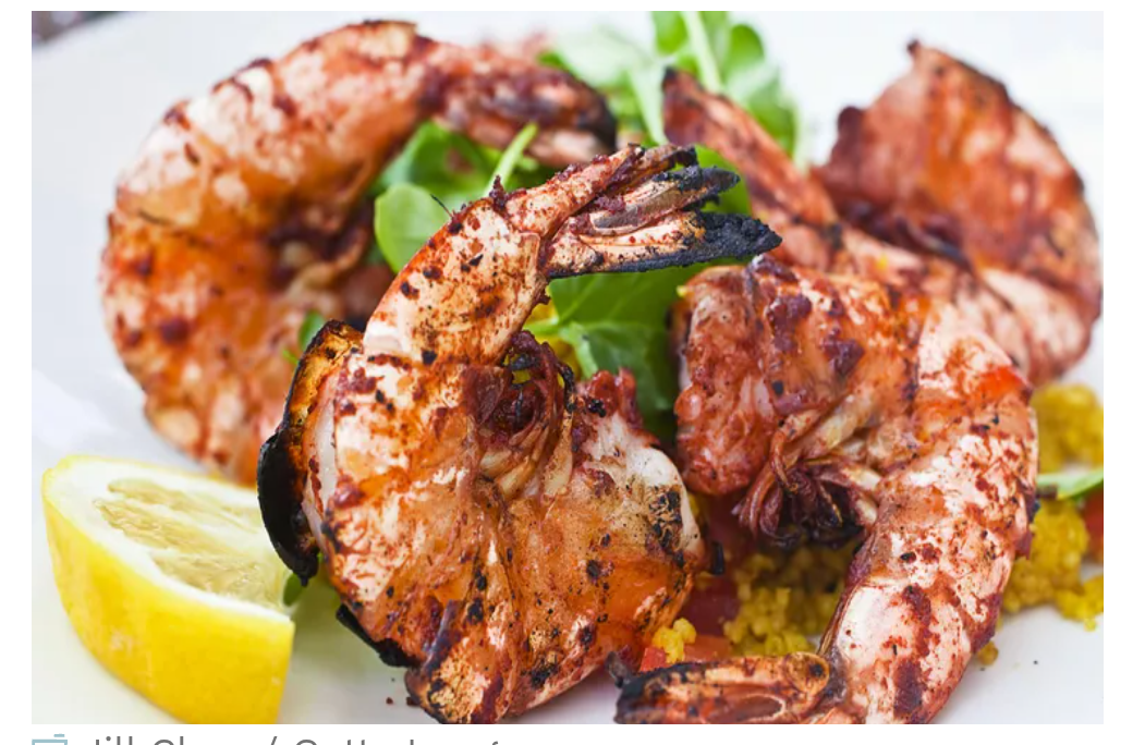 Tandoori Jamboo Shrimp.