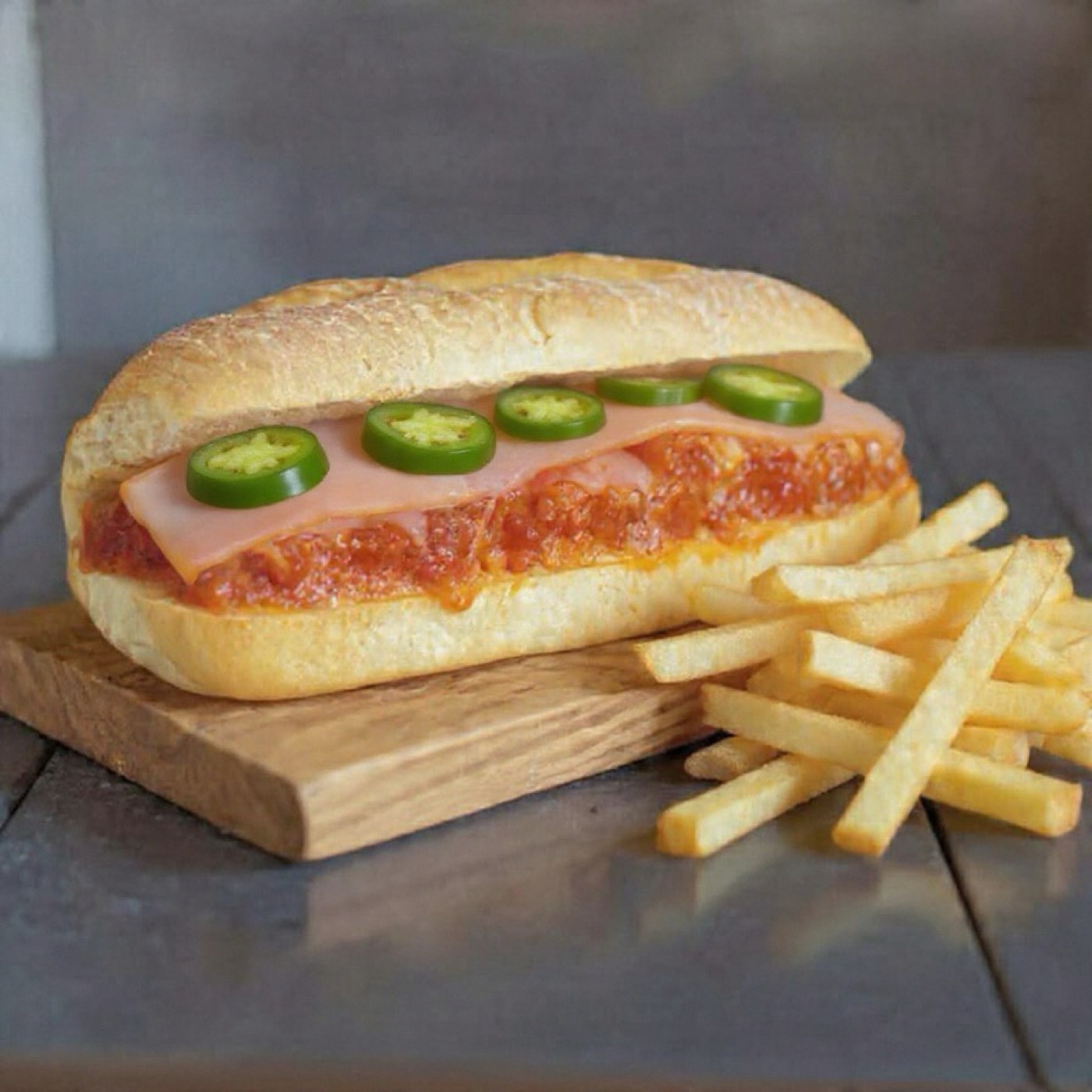 Spicy Italian Hoagie.