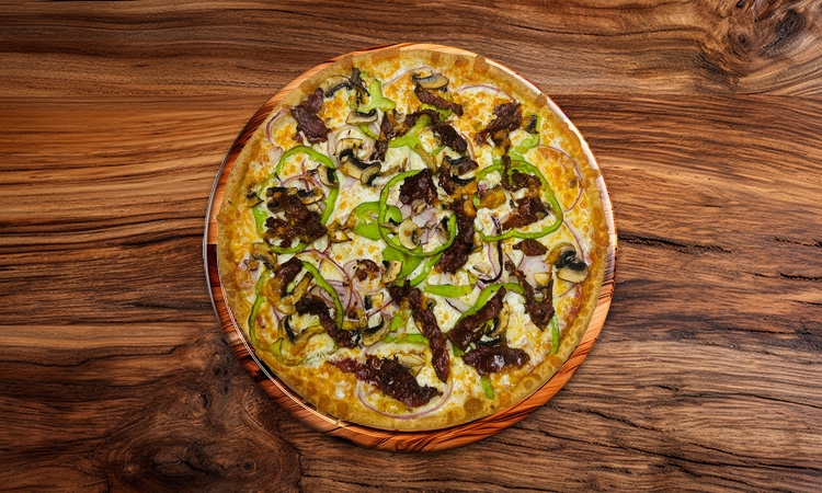 Lg Steak Tip Bomb Pizza 16(Italian Style).