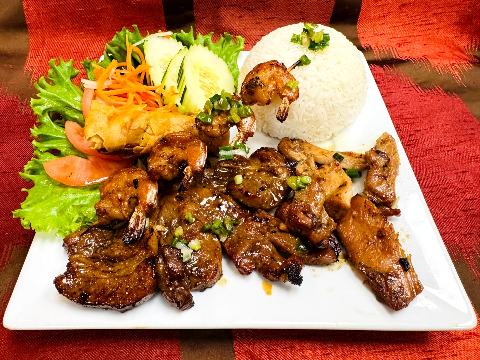 38-Viet Chopsticks Grilled Special Combo - Com Viet Chopsticks.