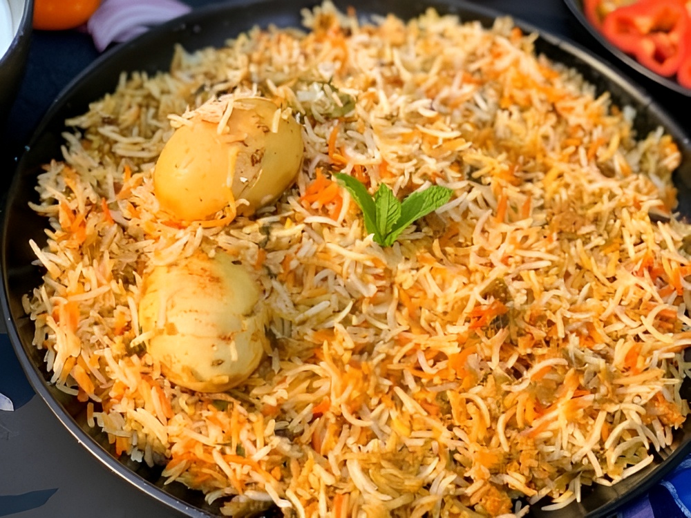 Egg Biriyani.