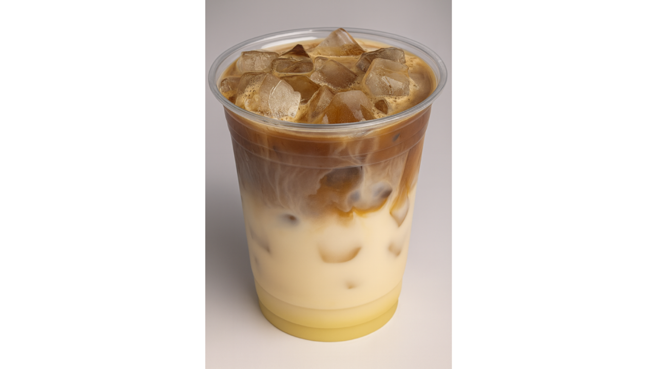 Iced Cafe con Leche.