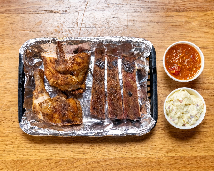 Two-Meat Combo Plate.