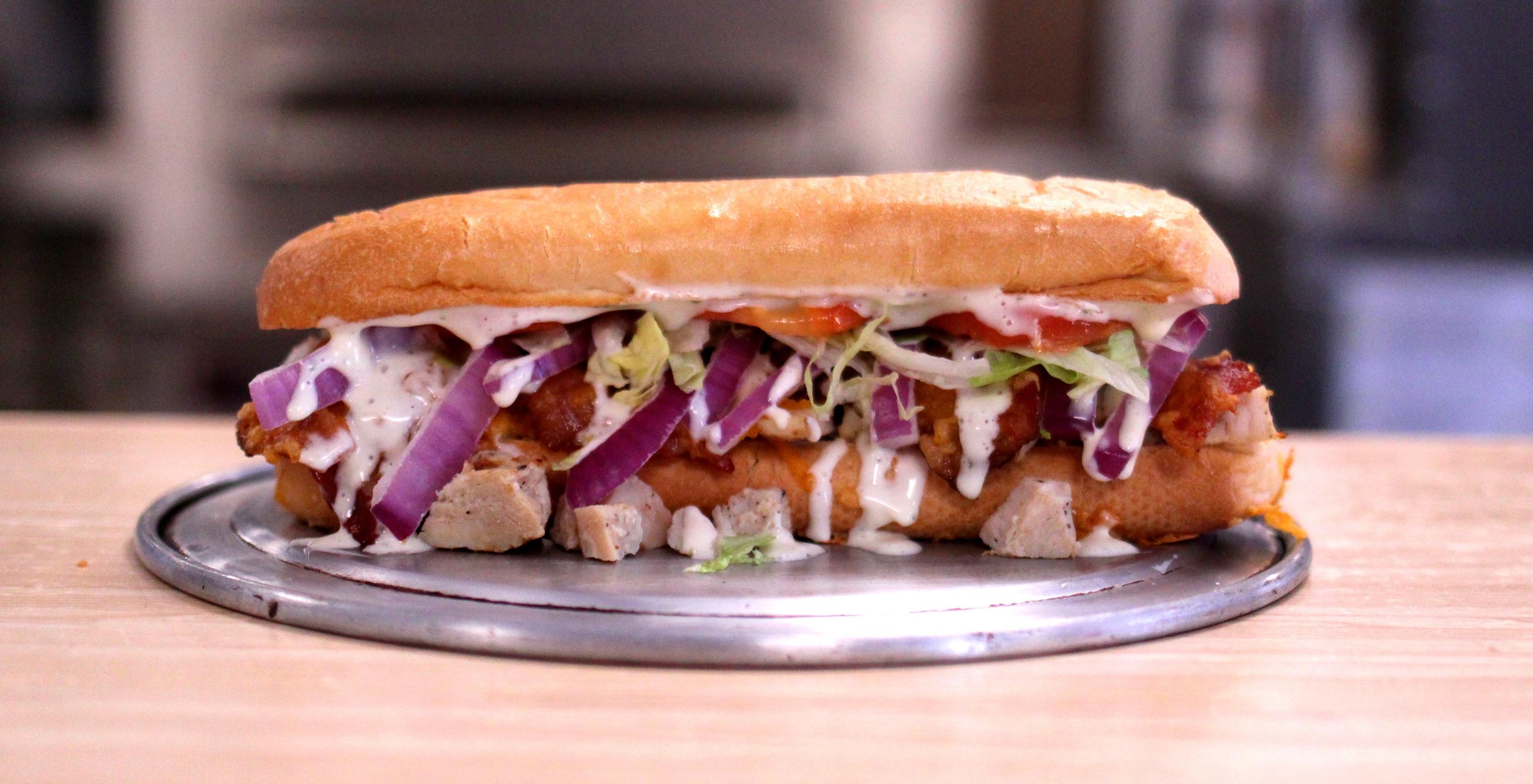 8" Chicken Bacon Ranch Sub.