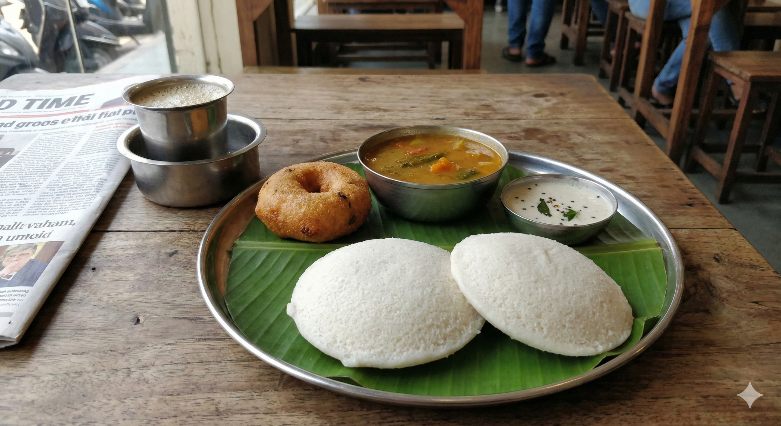 Idli Vada Combo.