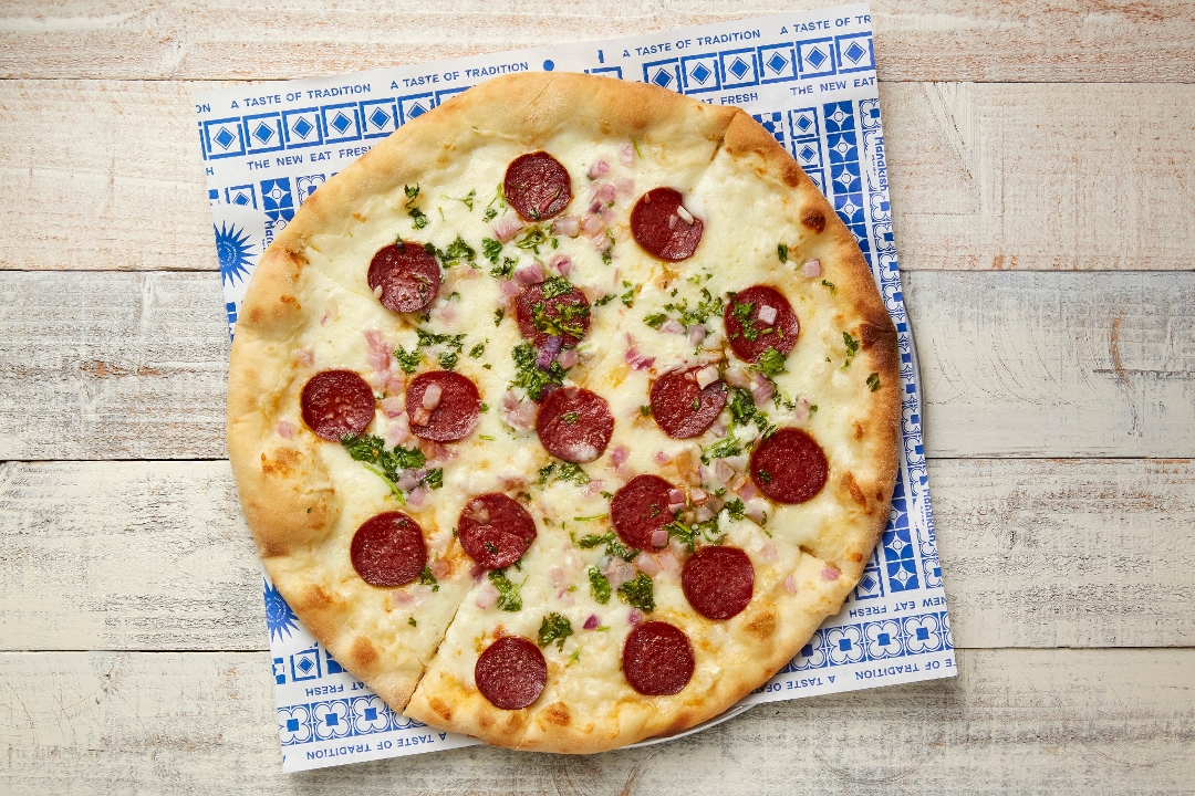 Sujuk & Cheese Manakish.