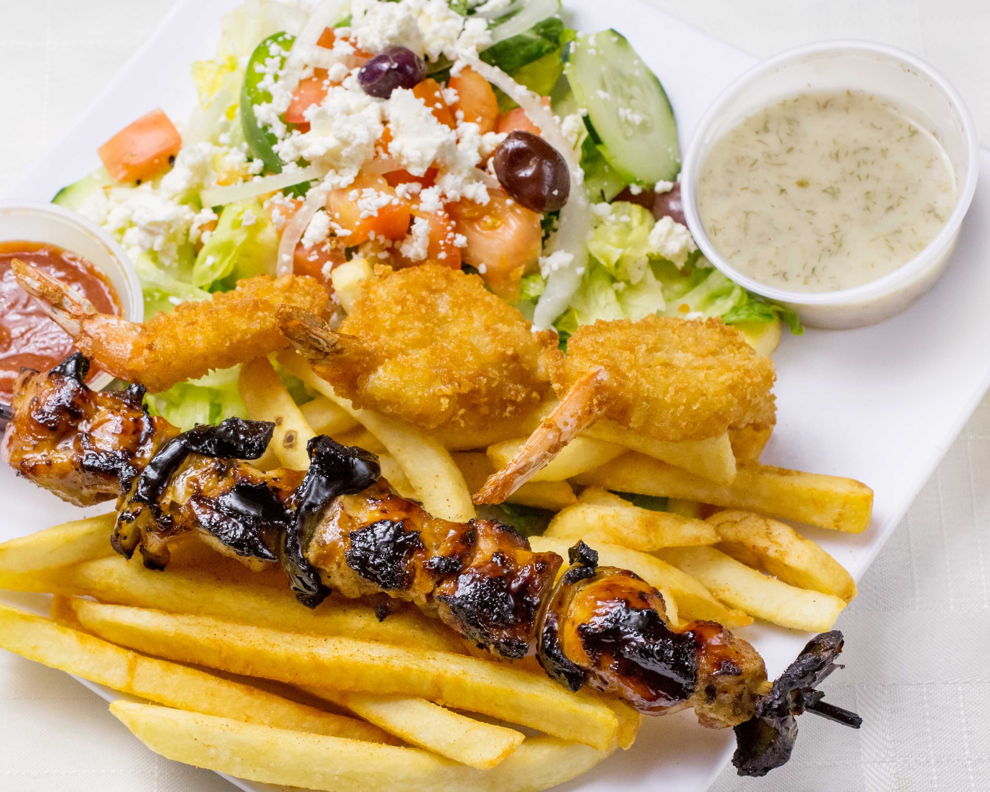 10. Chicken Kabob ＆ Shrimp.