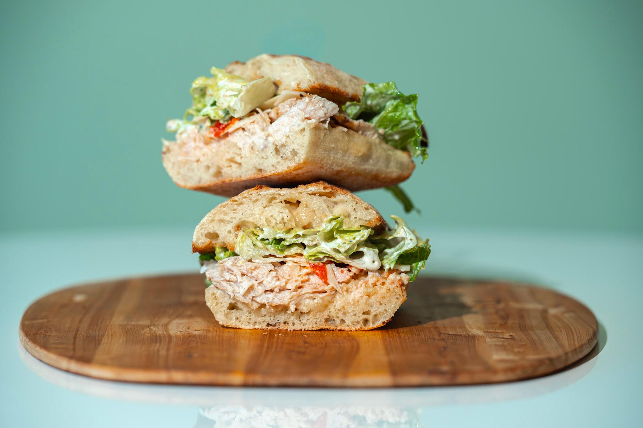 Chicken Caesar Sandwich.