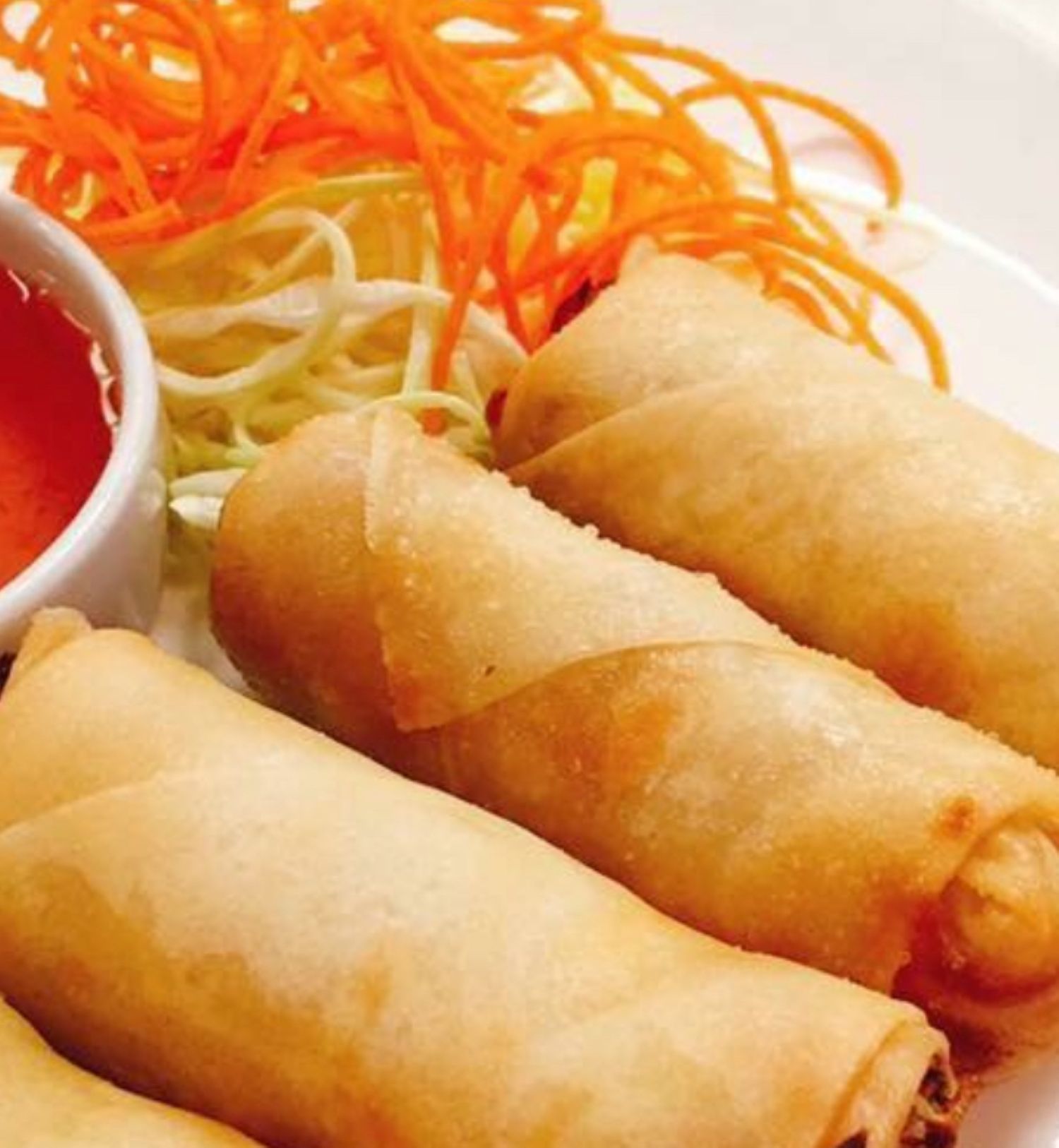 Taro Spring Rolls (3) (Vegetarian).