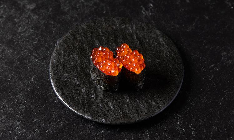 Salmon Egg Sushi.