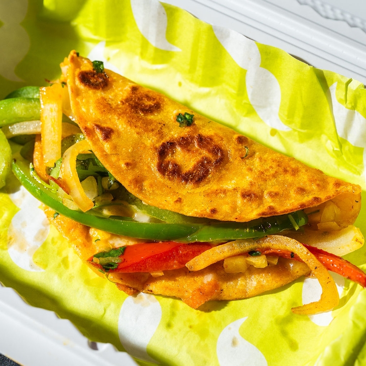 Veggie Fajita Taco.