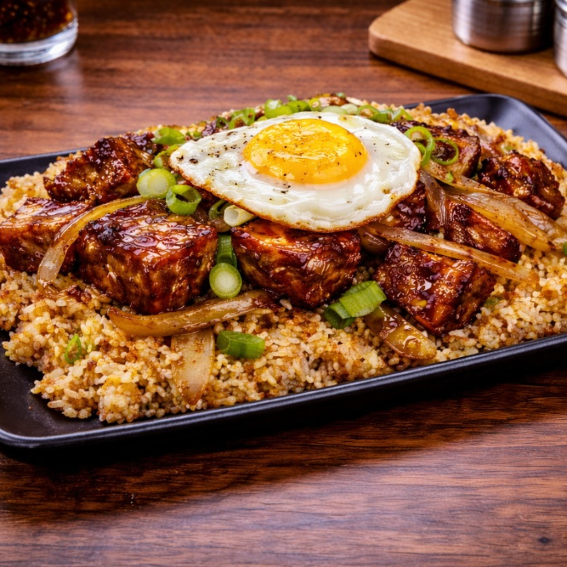 Pork Belly Fried Rice.