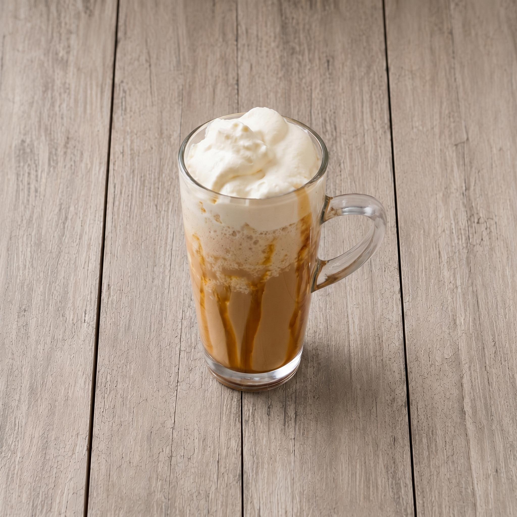 Caramel Frappe.