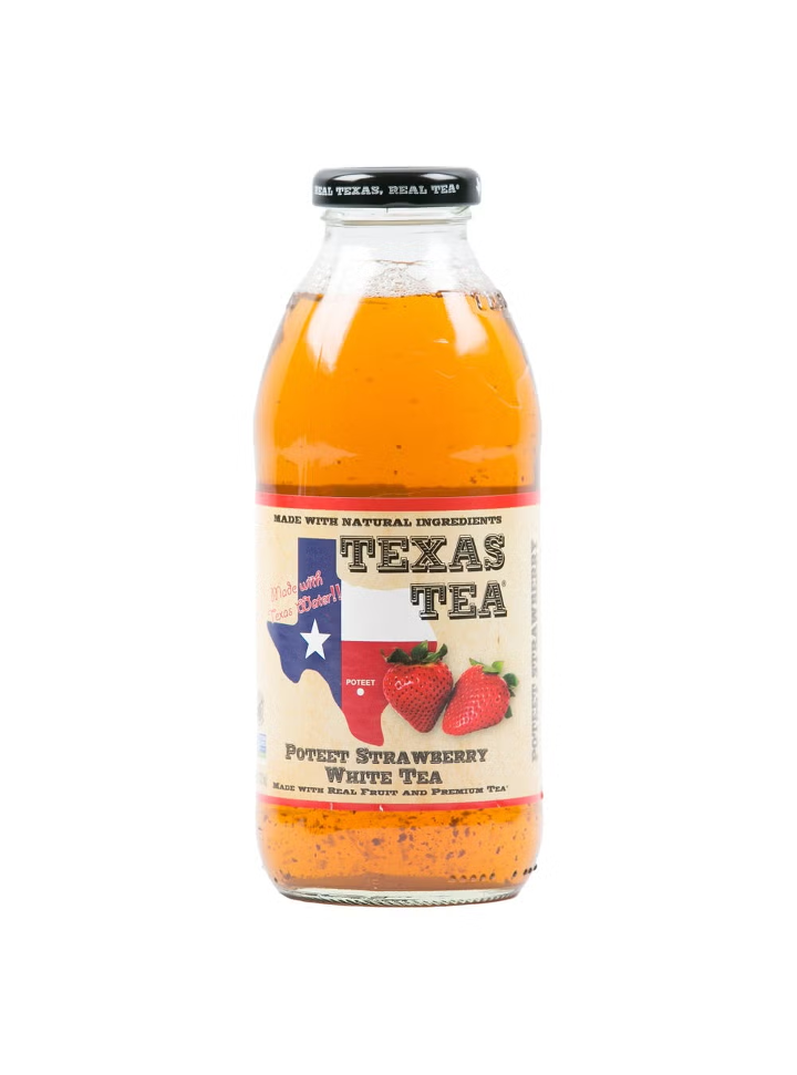 Texas Tea Poteet Strawberry White Tea.