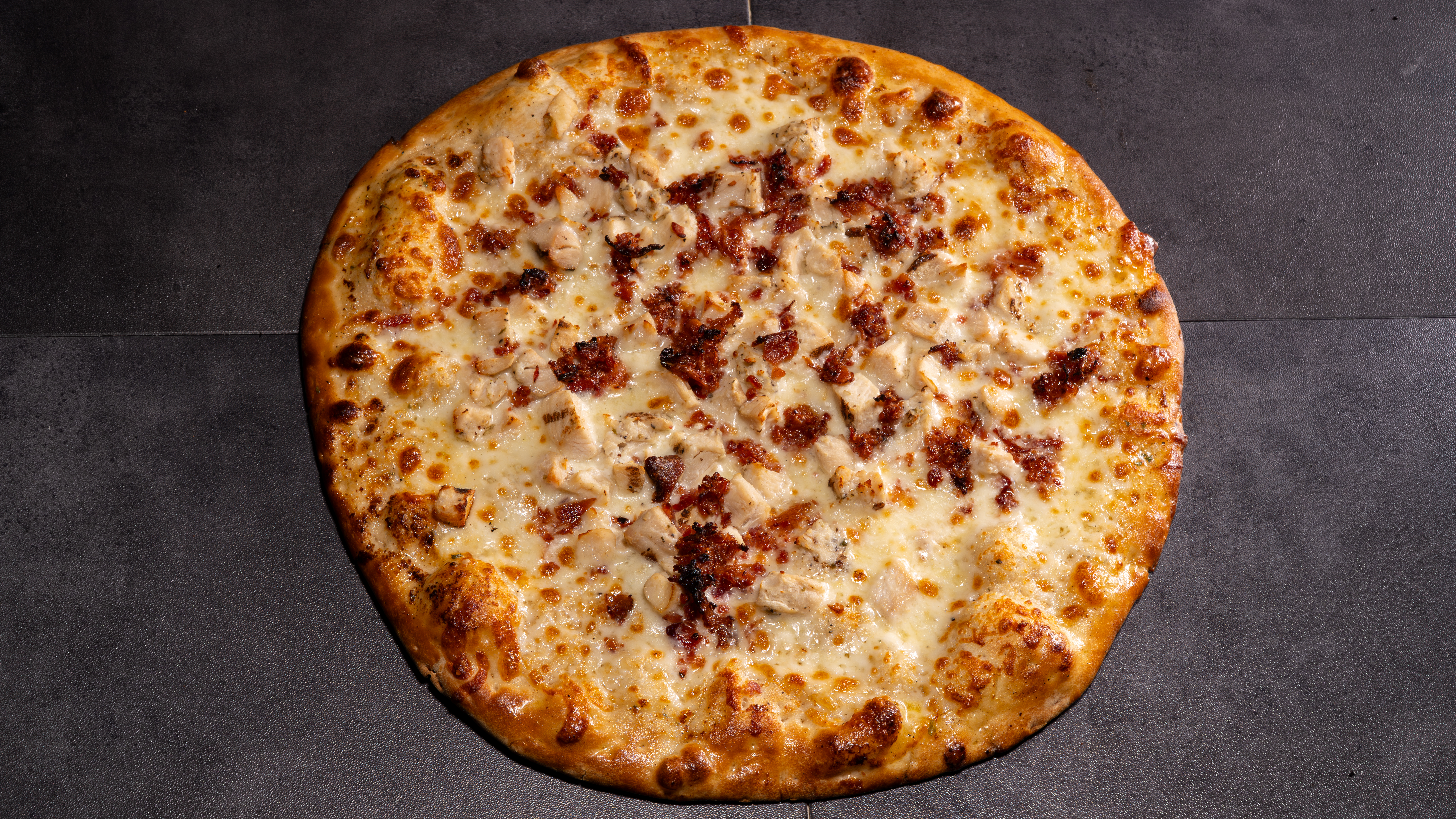 Bacon Chicken Pizza.