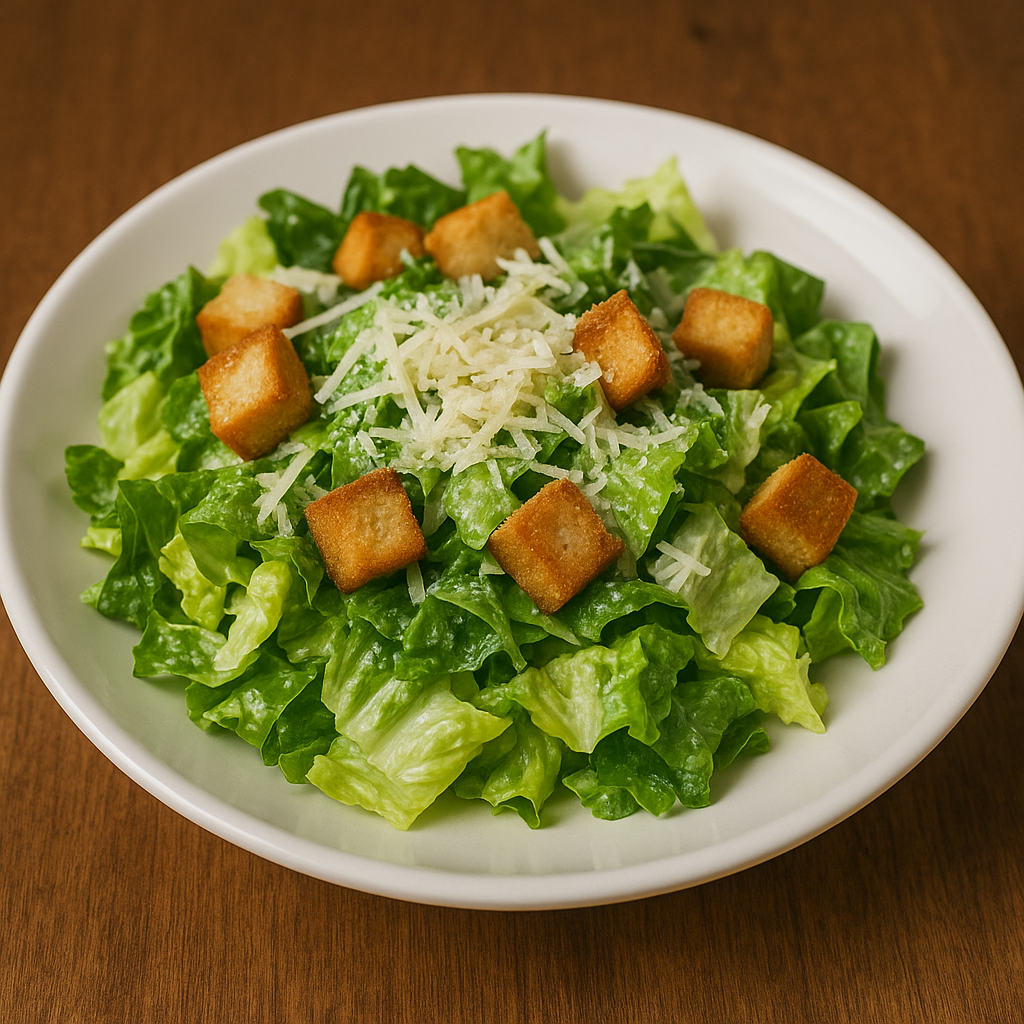 Roman Holiday Caesar Salad.