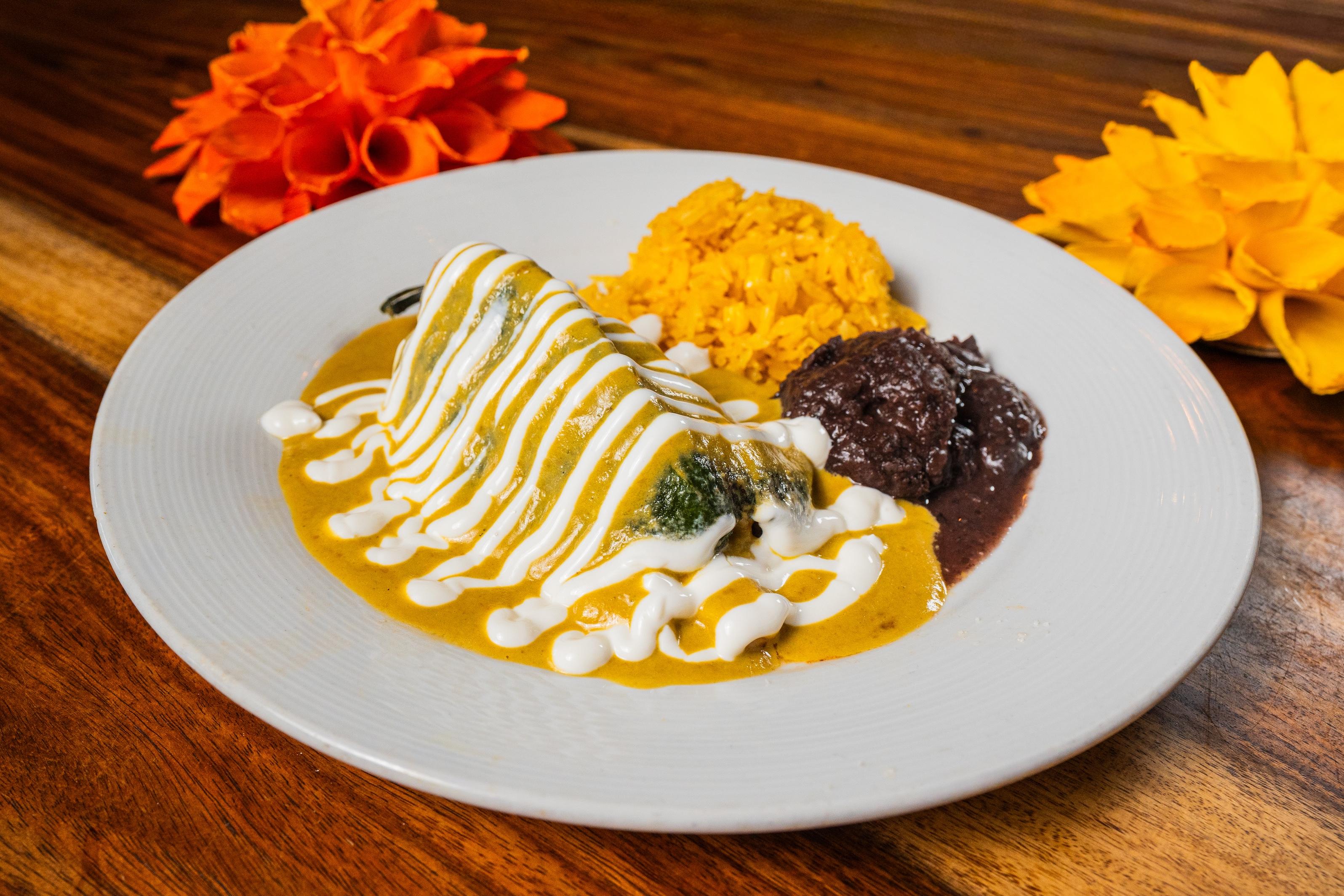 Shrimp Chili Relleno.