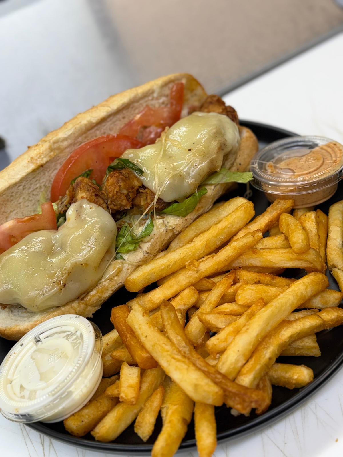 Chicken Tender Philly Combo.
