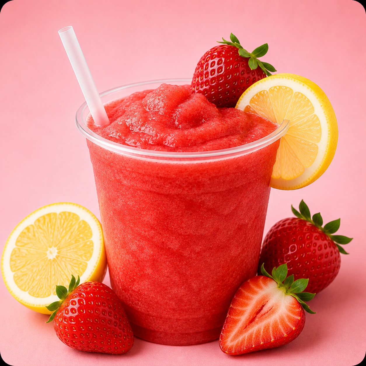 B's Strawberry Lemon Slushie.