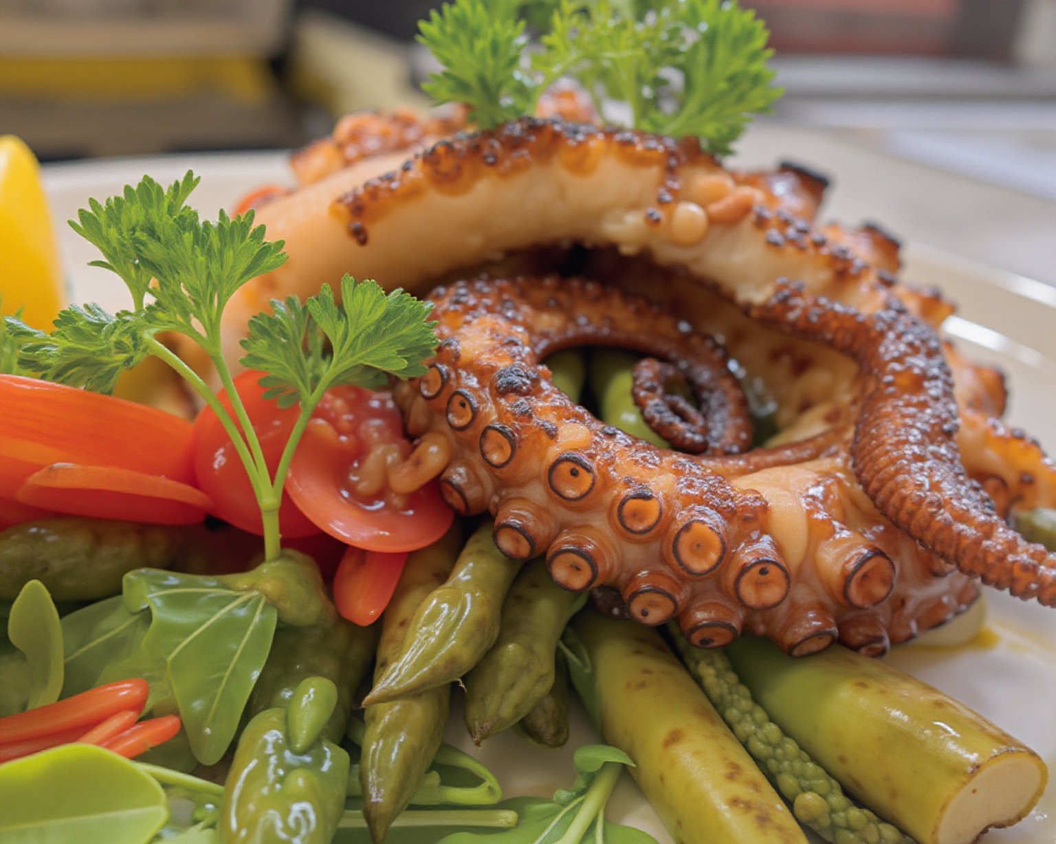 Grilled Octopus.