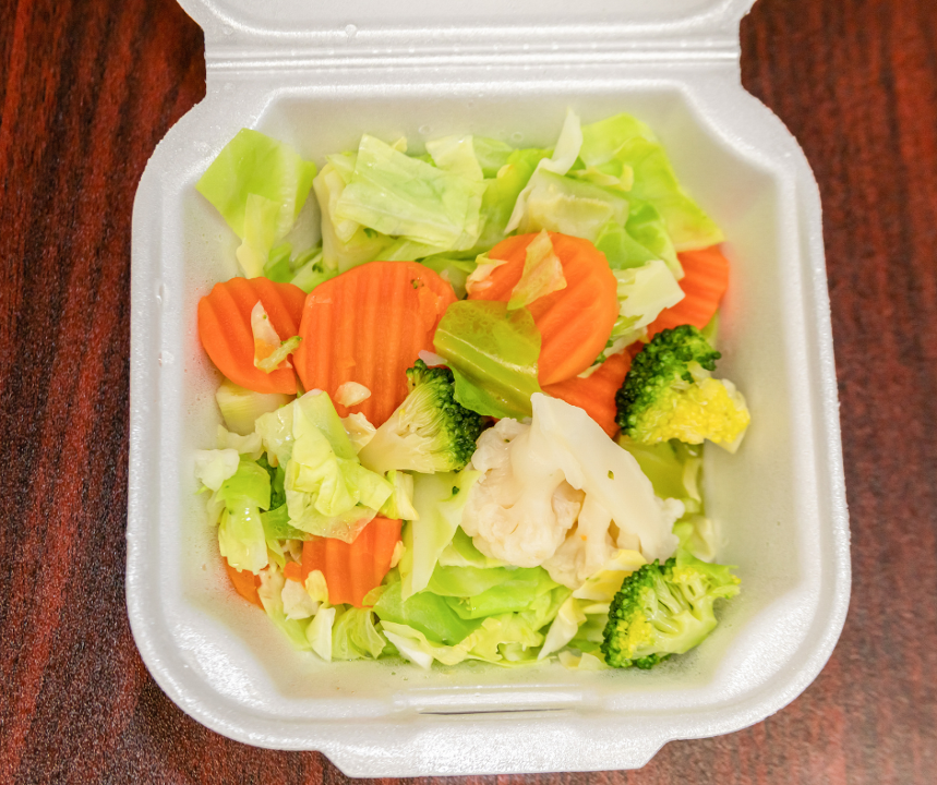 Side of Steamed Veggies.