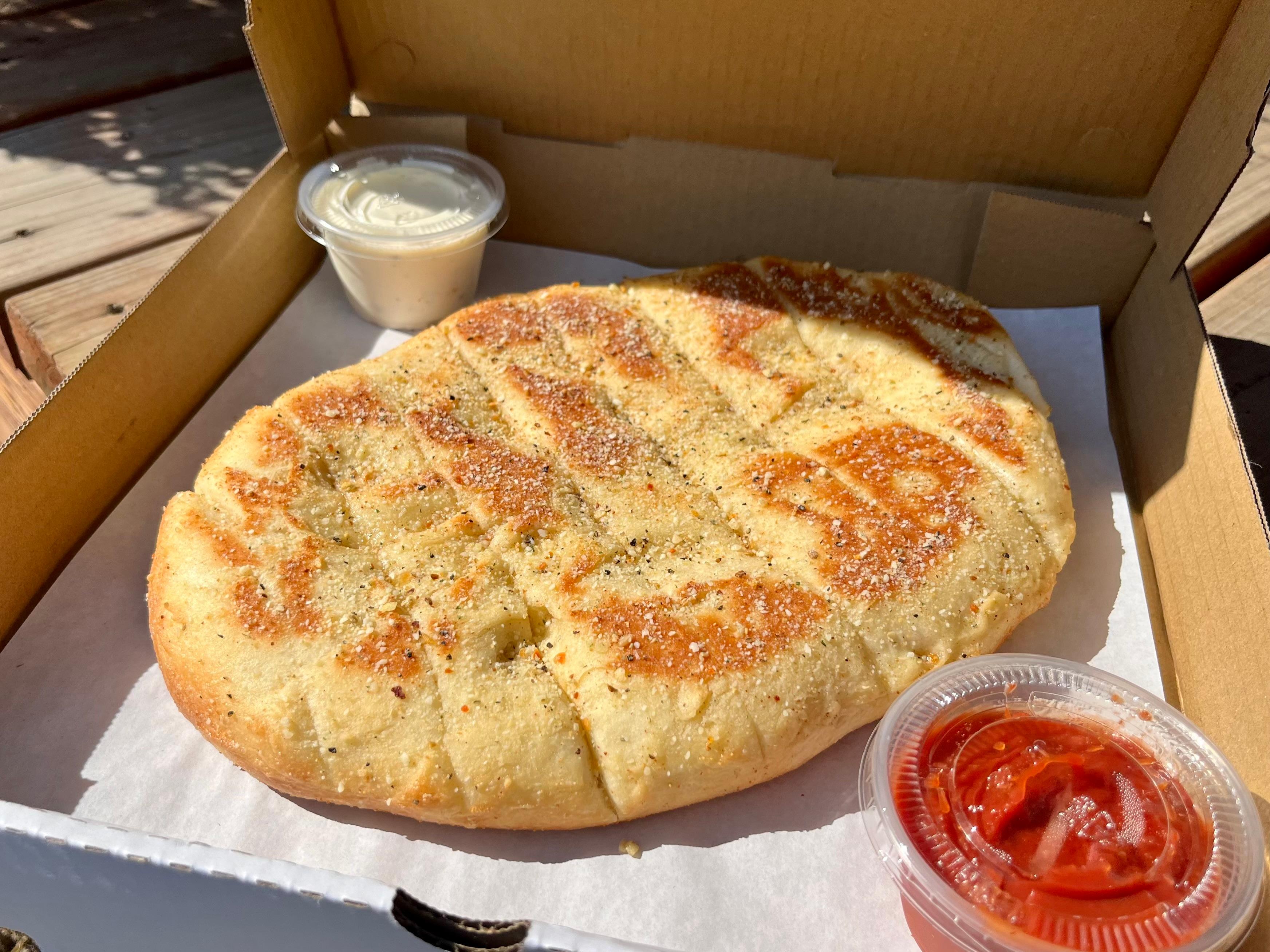 Garlic Breadsticks.