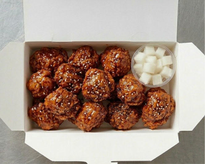 Soy Garlic Boneless Chicken Bites.