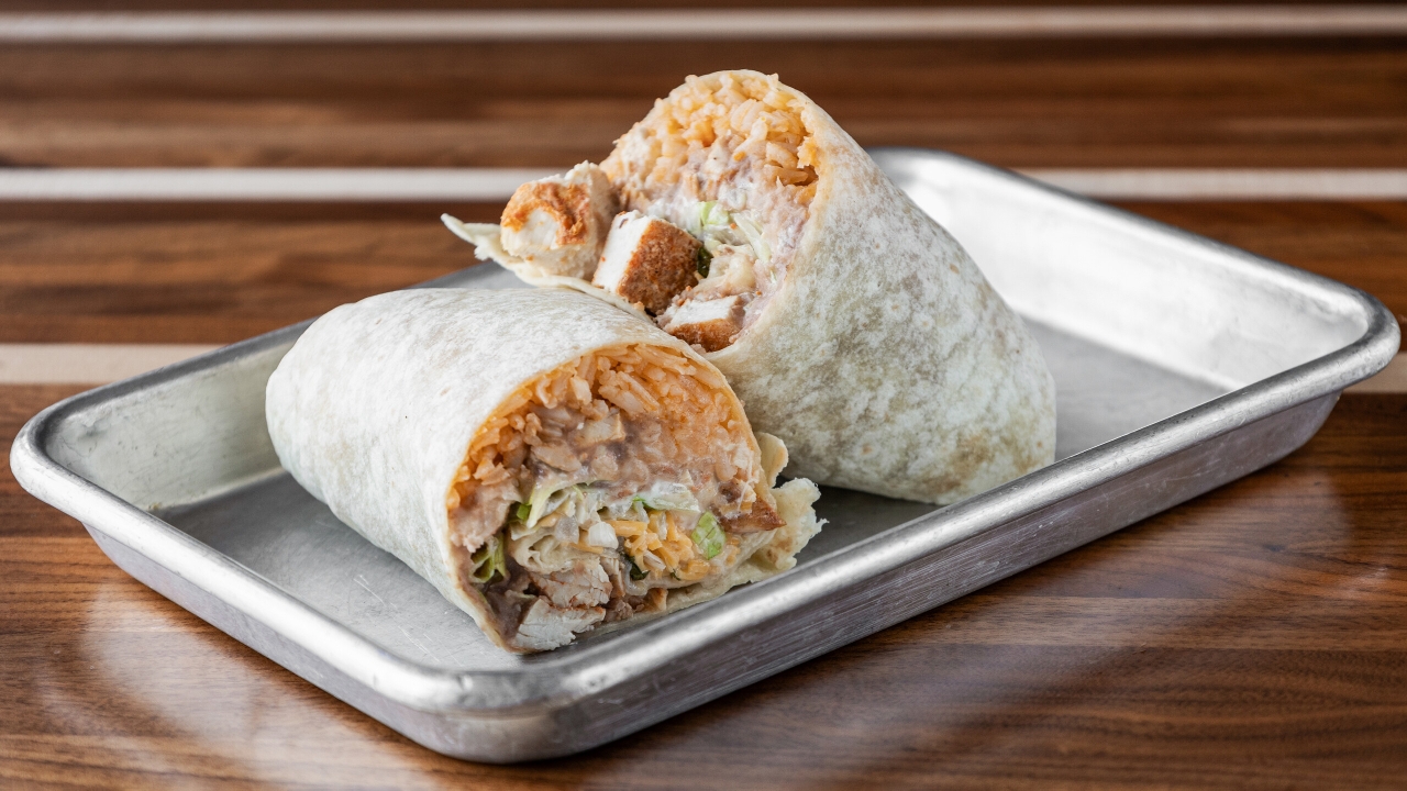 Ground Beef Burrito.