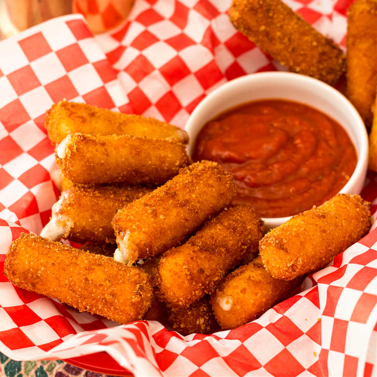 Breaded Mozzarella Stix.