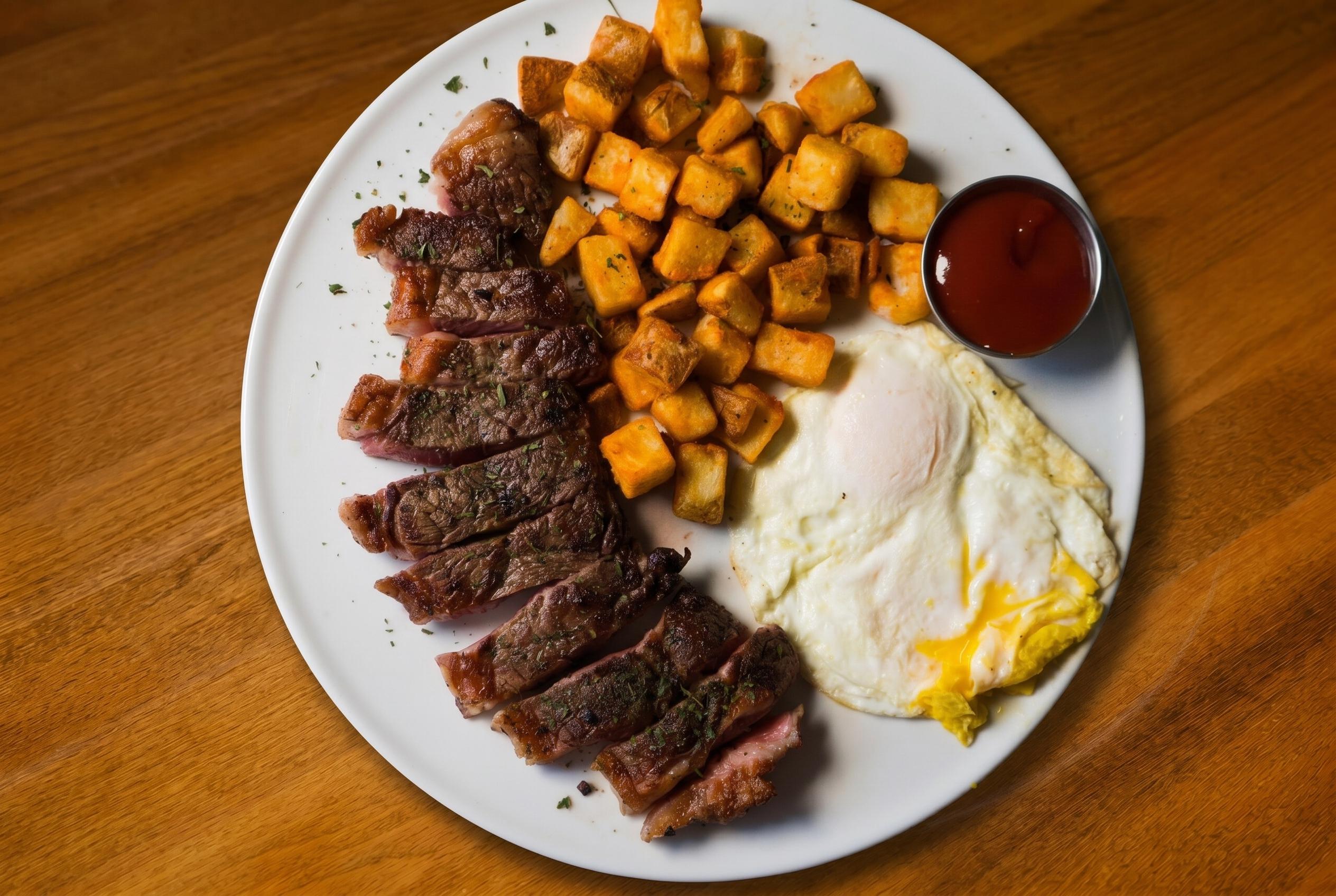 Steak and Eggs.