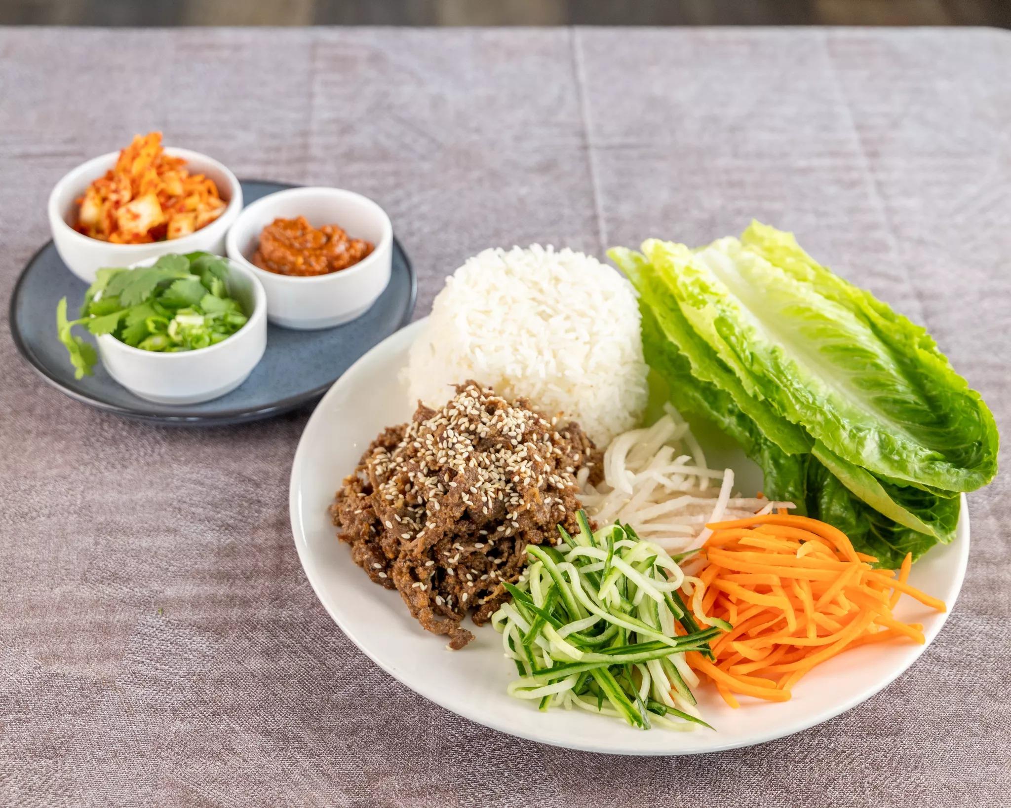 Lettuce Wrap Platter.