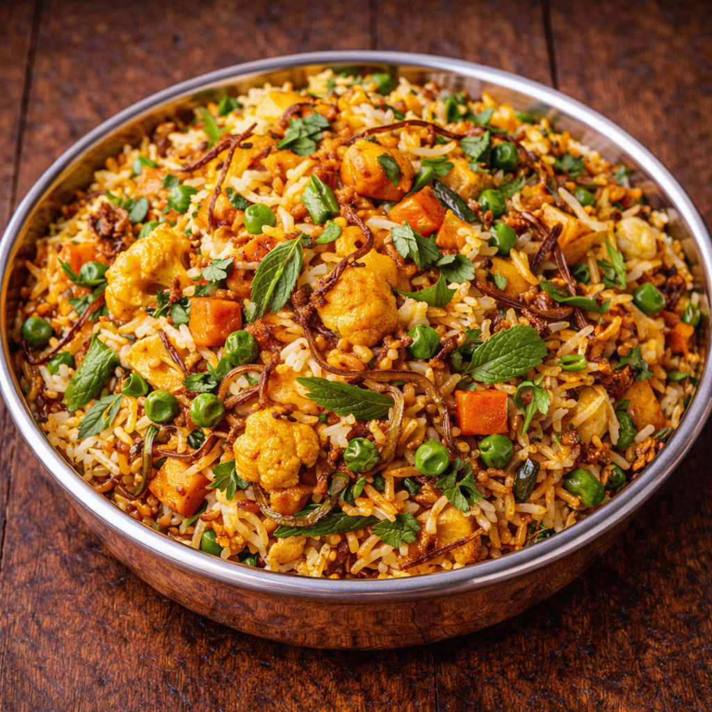 Classic Veg Biriyani.