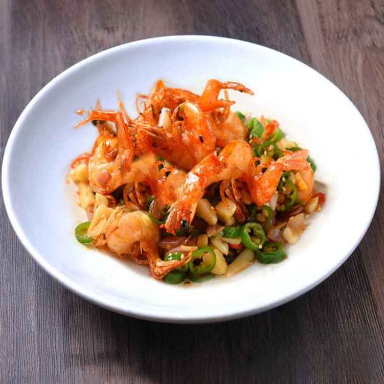 SF3. 豉汁蝦球/Jumbo Shrimp in Black Bean Sauce.